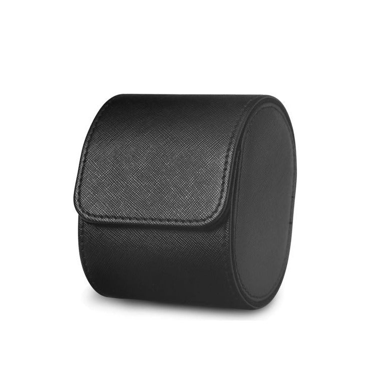 Premium Black Leather Watch Case